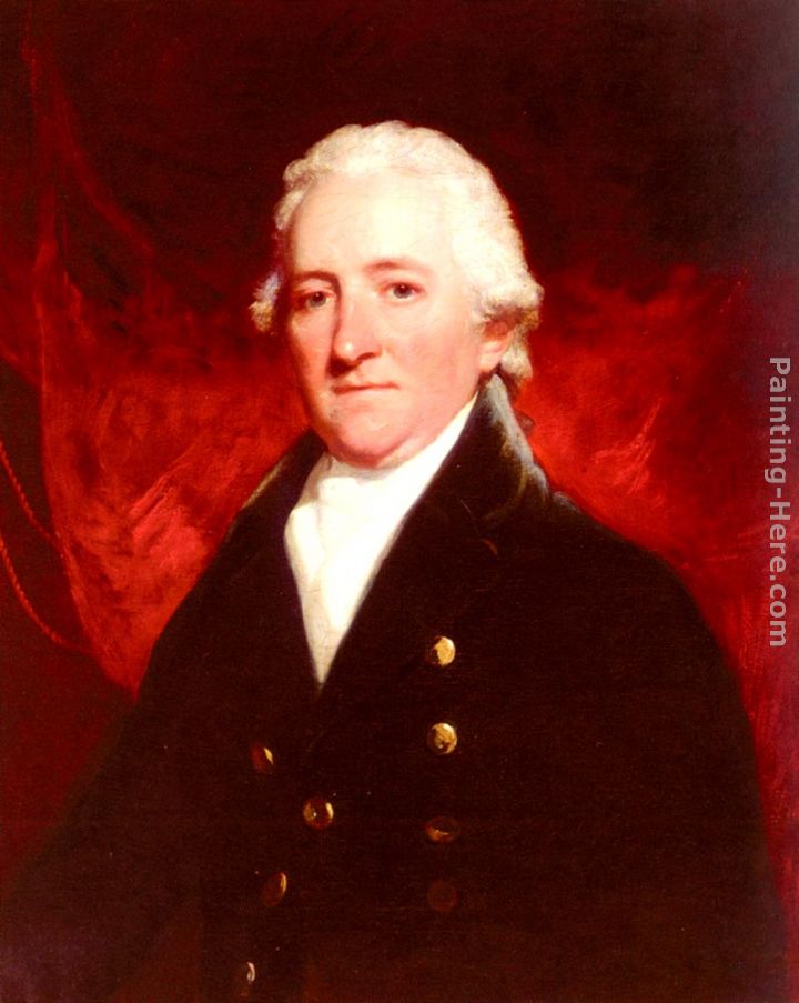 Portrait Of Samuel Brandram painting - John Hoppner Portrait Of Samuel Brandram art painting